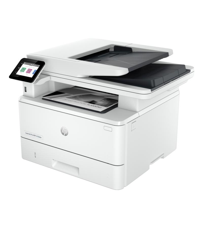 МФУ лазерный HP LaserJet Pro 4103dw (2Z627A) A4 Duplex Net WiFi белый