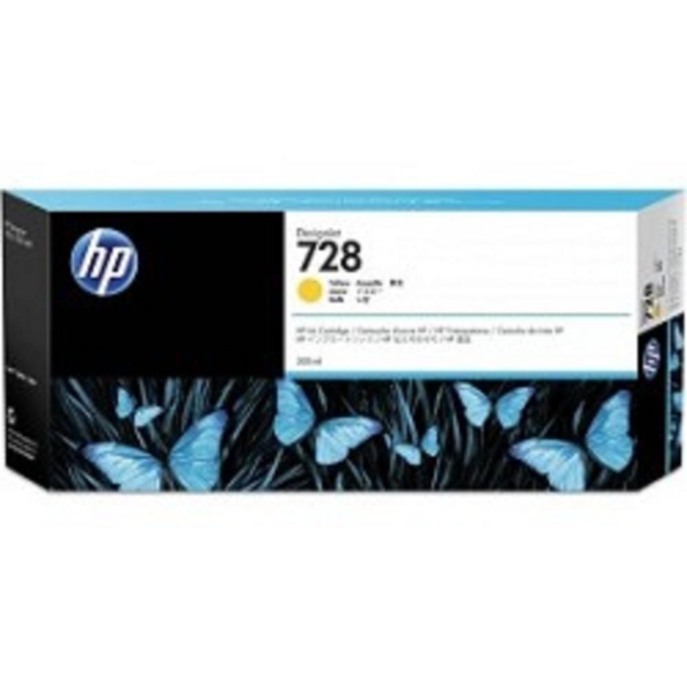 HP F9K15A Картридж №728, Yellow {DJ T730/830 (300 мл.)}
