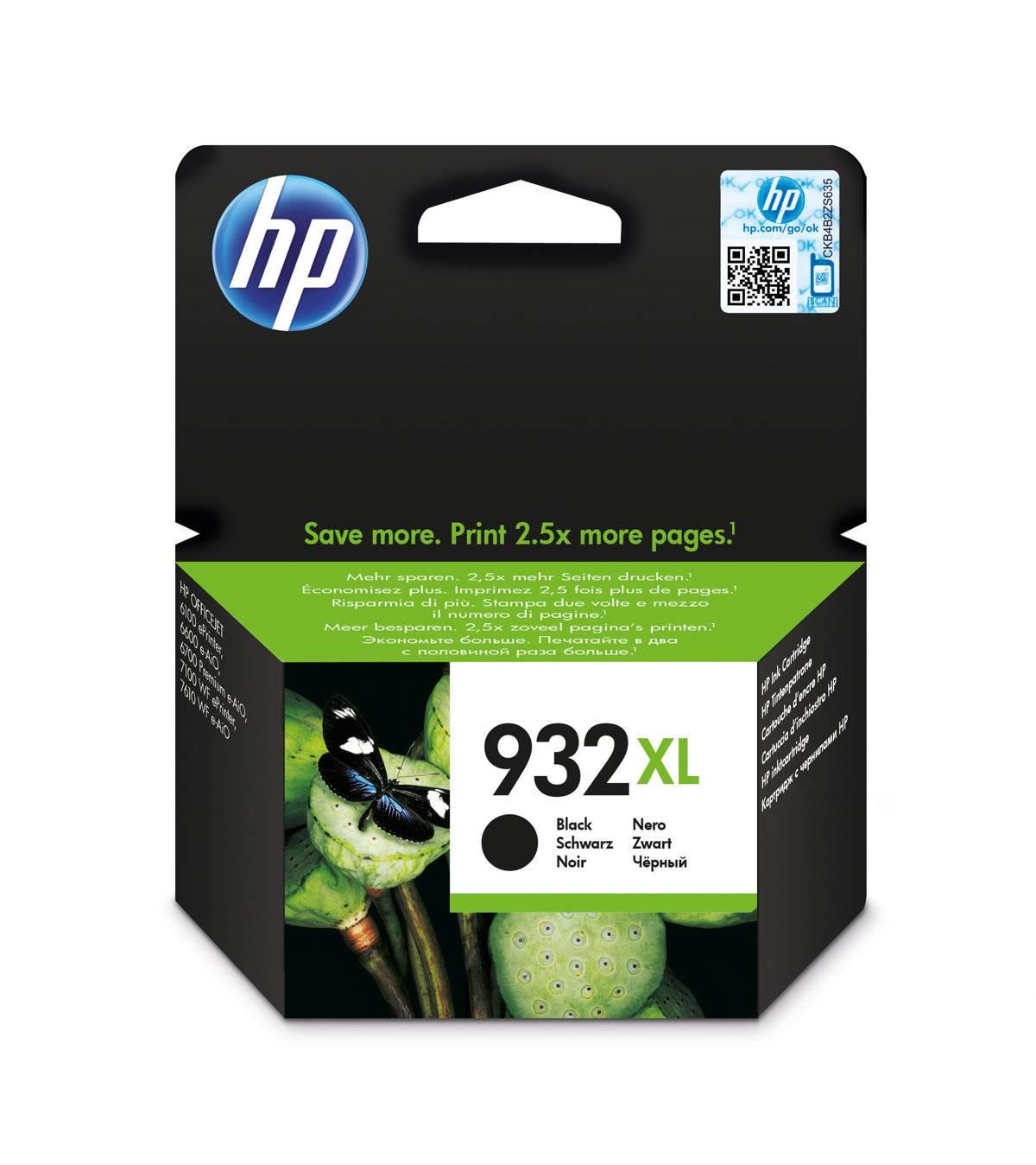 Картридж HP 932XL струйный черный увеличенной емкости (1000 стр)