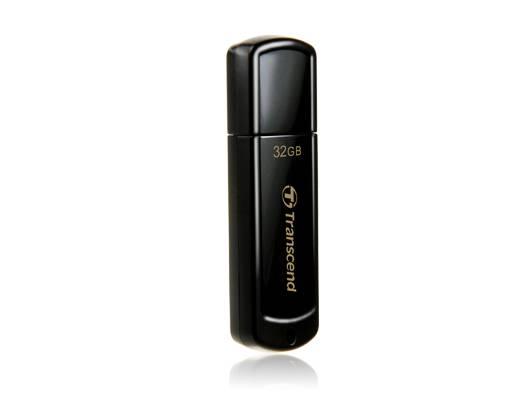 Флеш накопитель 32GB Transcend JetFlash 350, USB 2.0, Черный