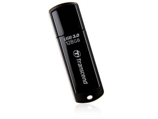 Флеш накопитель 128GB Transcend JetFlash 700 USB 3.1, Черный