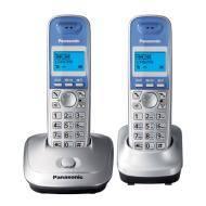 Р/телефон Panasonic KX-TG2512RUS (серебристый, 2 трубки)