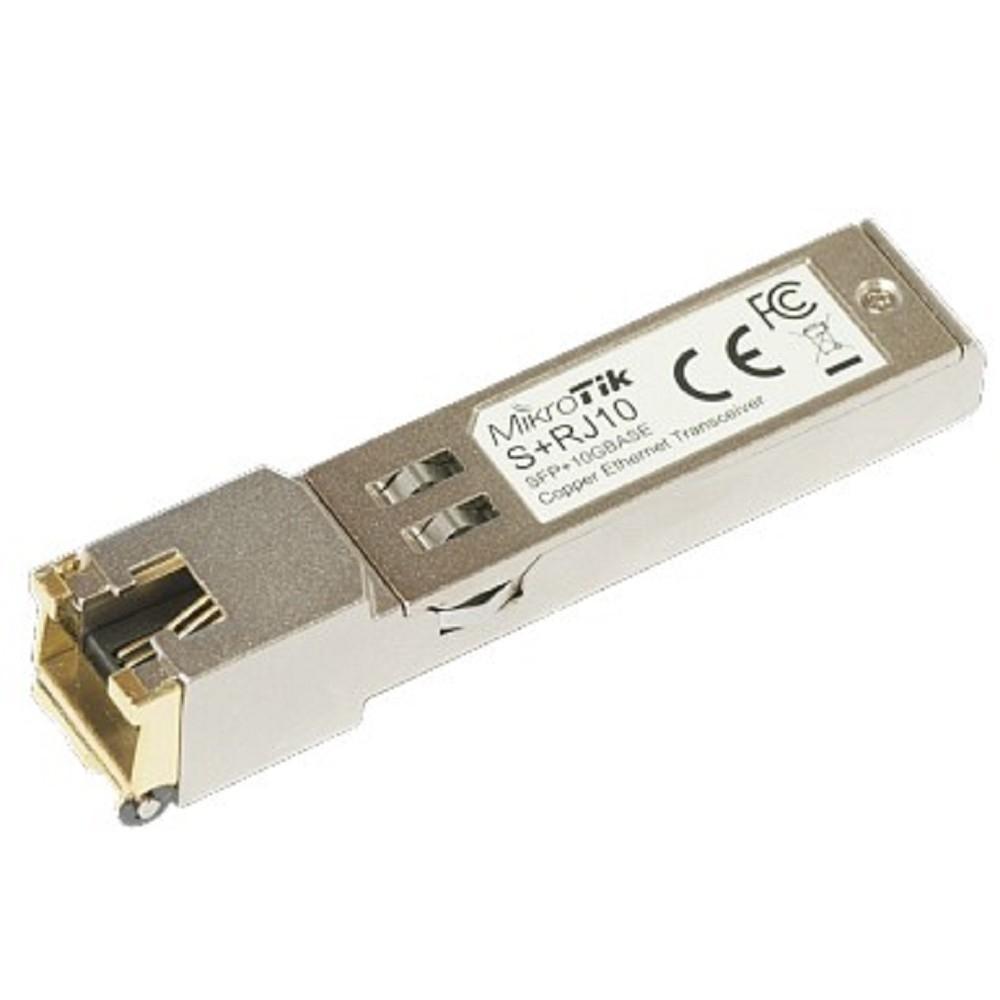 MikroTik S+RJ10 Модуль SFP+ RJ45, 10/100/1000M/2.5G/5G/10G