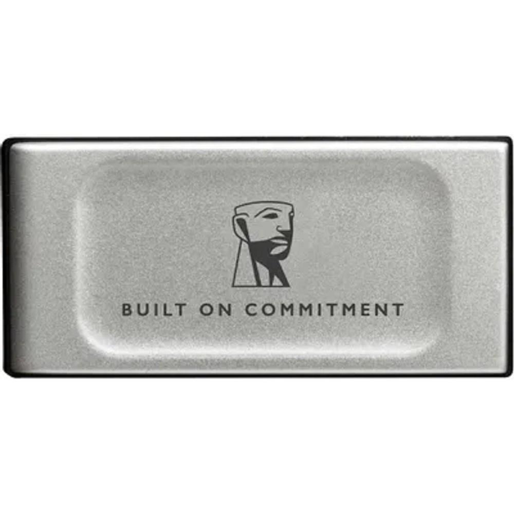 Kingston Portable SSD 500GB External XS2000 BOC,, Type-C, USB 3.2 Gen 2x2, R/W 2000/2000MB/s, IP55, 70x33x14mm, Silver (60 мес)