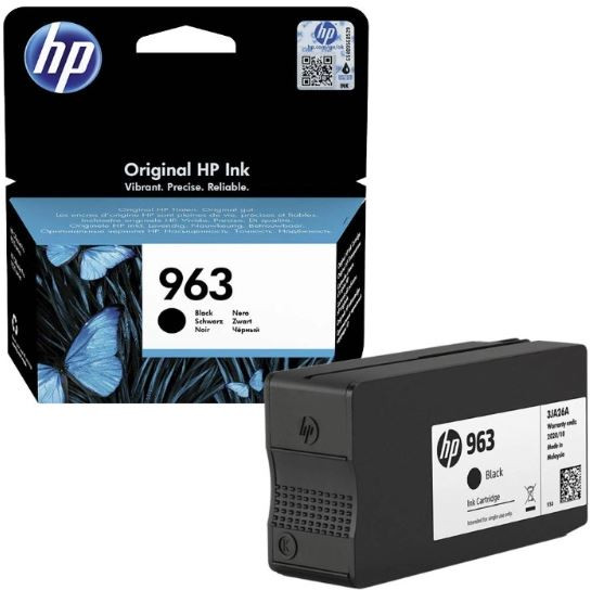 Картридж 963 для HP OfficeJet Pro 901x/902x/HP, 1К (O) чёрный 3JA26AE