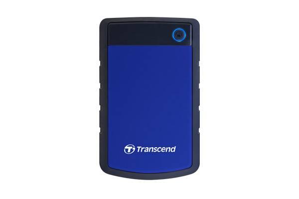 Внешний жесткий диск 2TB Transcend StoreJet 25H3B, 2.5", USB 3.1, резиновый противоударный, Синий