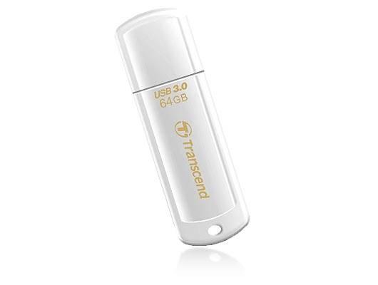 Флеш накопитель 64GB Transcend JetFlash 730, USB 3.1, Белый