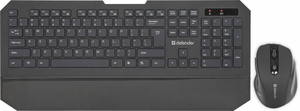 Defender Комплект беспроводной Berkeley C-925 Nano / 12 доп функций / 800/1200/1600 dpi / 15 метров / черный, USB.