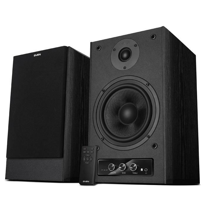 SVEN MC-30, чёрный, акустическая система 2.0, мощность 2x100Вт (RMS), пульт ДУ, Bluetooth, Optical  2