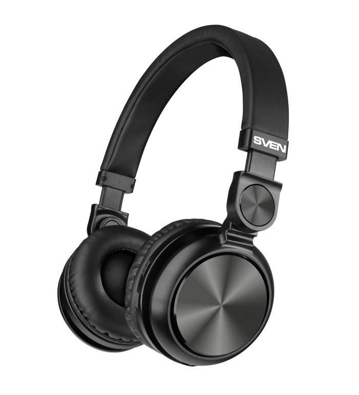 SVEN Наушники беспроводные с микрофоном AP-B650MV, черный (Bluetooth)  1