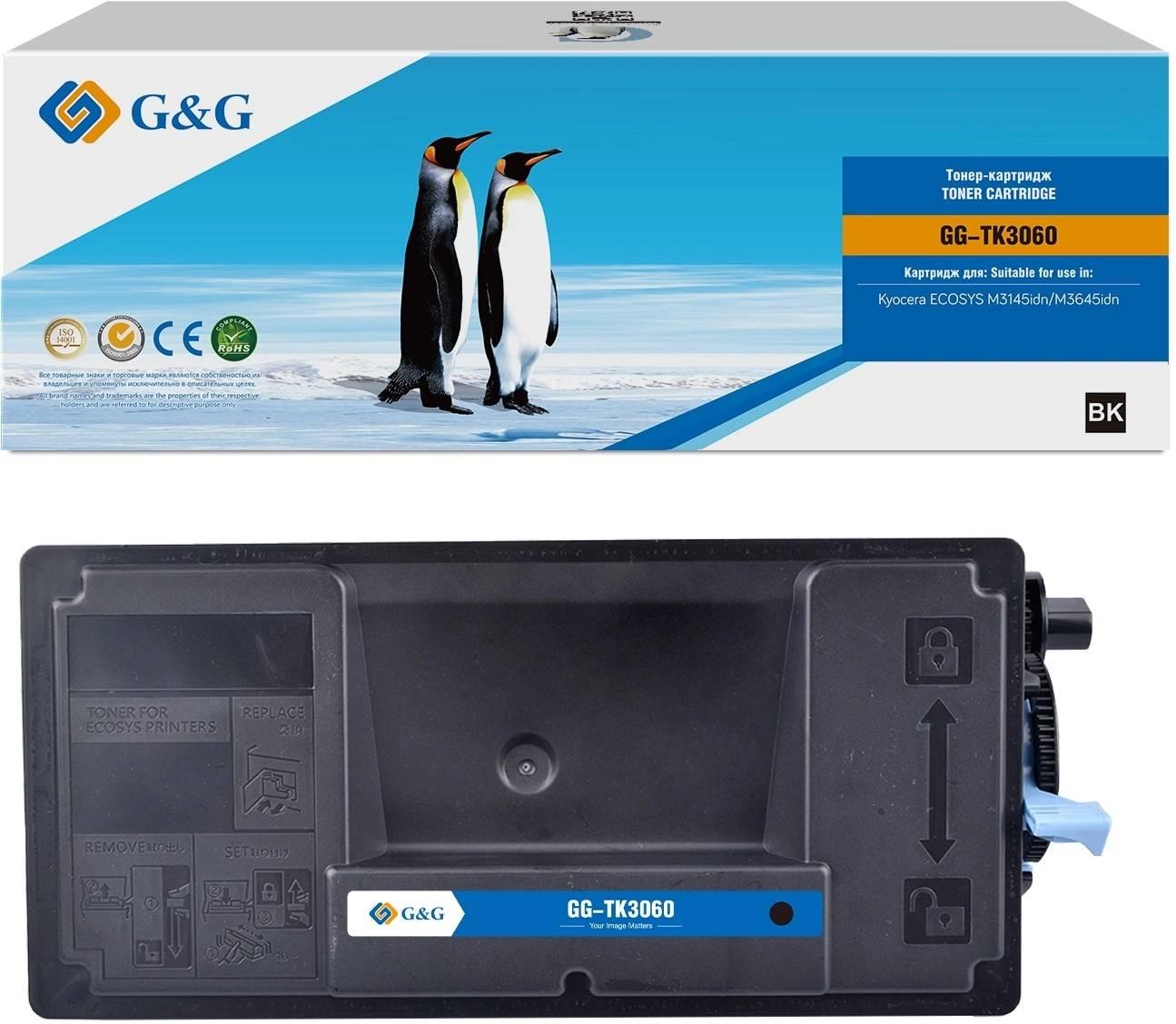 GG-TK3060 G&G Тонер-картридж для Kyocera Ecosys M3145idn/M3645idn (14500стр)