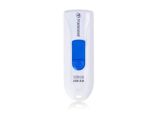 Флеш накопитель 128GB Transcend JetFlash 790, USB 3.1, Белый