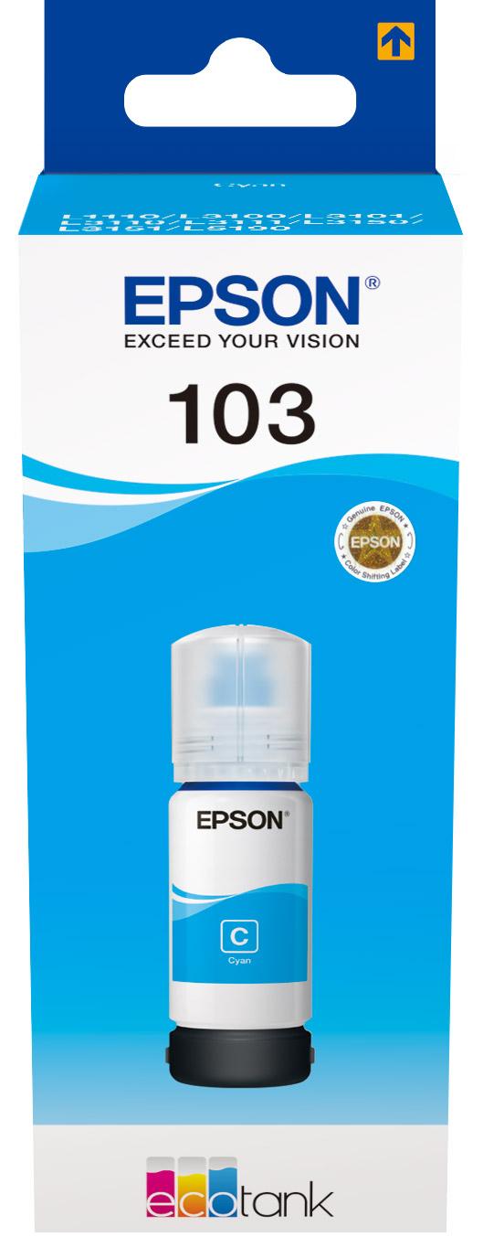 Контейнер с голубыми чернилами Epson  для L3100/3101/3110/3150/3151