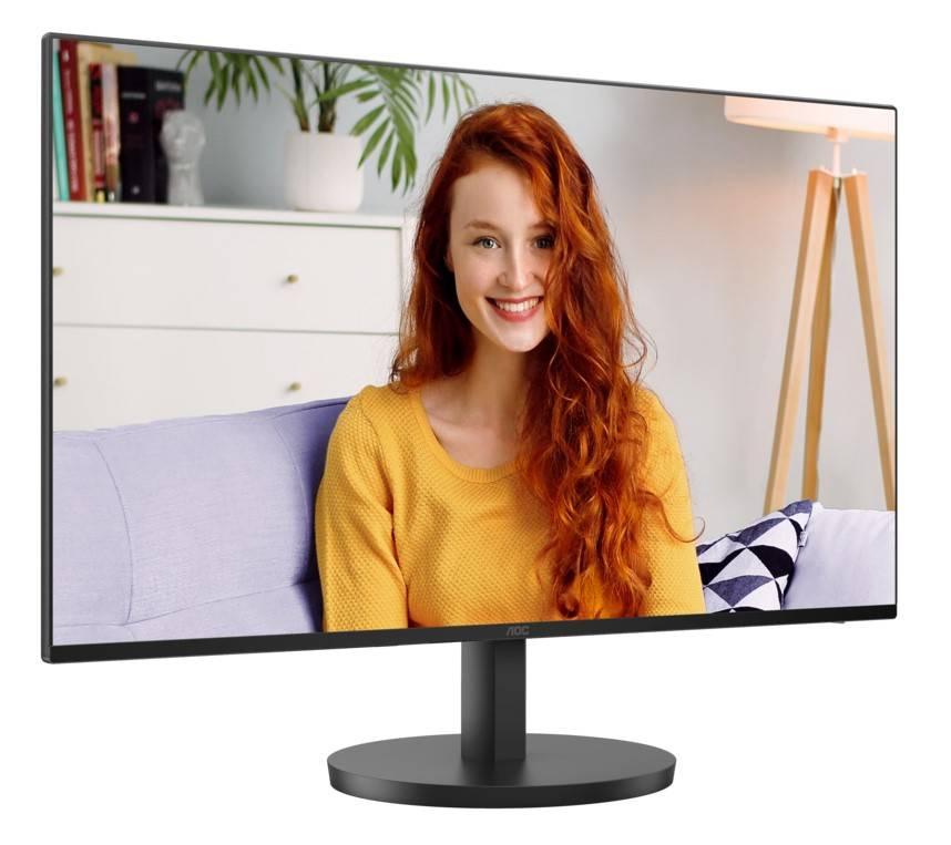 МОНИТОР 23.8" AOC 24B3HA2 Black (IPS, 1920x1080, 100Hz, 1 ms, 178°/178°, 250 cd/m, 1300:1, +HDMI 1.4, +MM)