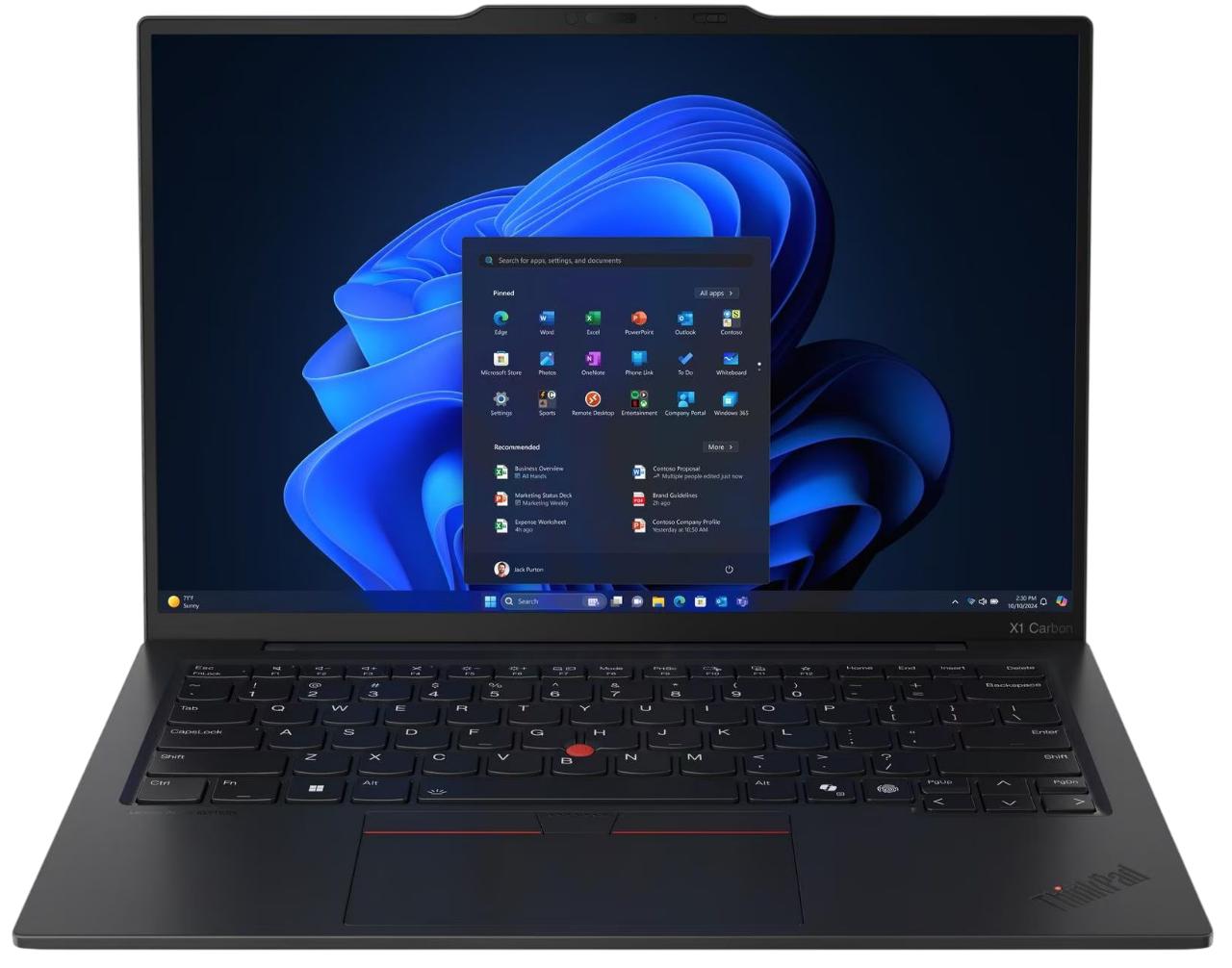 Ноутбук/ Lenovo ThinkPad X1 Carbon G13 Aura Edition, 14" (1920x1200) Touch 100%sRGB 500 nits, Ultra 7 255U, 32gb, 1TB SSD, Intel Graphics, Intel Wi-Fi 6E AX211 2x2 AX&BT 5.3, CAM 1080P RGB+IR, 57Wh, BKLT KB US-ENG, W11 Pro,