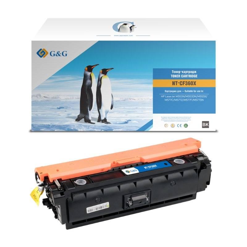 GG-CF360X G&G Тонер-картридж черный для НР LaserJet Pro Color M533/577 c/f/x/z/n/dn (12500стр)