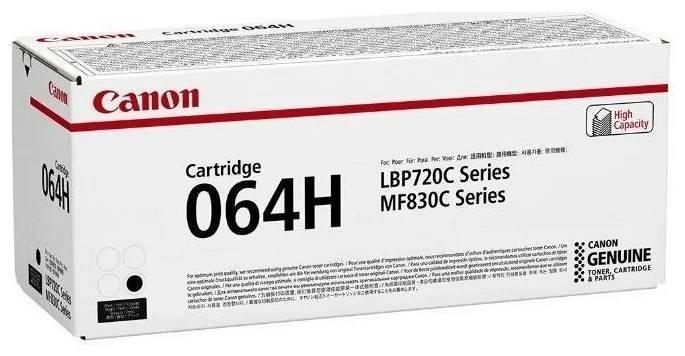 Картридж CANON 064H BK черный, увеличенной емкости  13 400 стр