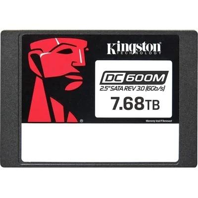Твердотельный накопитель Kingston Enterprise SSD 7,68TB DC600M 2.5" SATA 3 R560/W530MB/s 3D TLC MTBF 2M 94 000/34 000 IOPS 14016TBW 1 Year Warrаnty