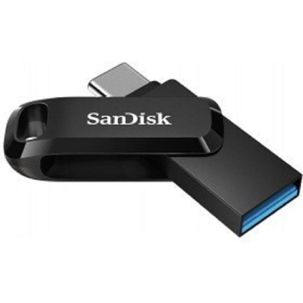 Флеш накопитель 64GB SanDisk Ultra Dual Drive Go, USB 3.1 - USB Type-C Black