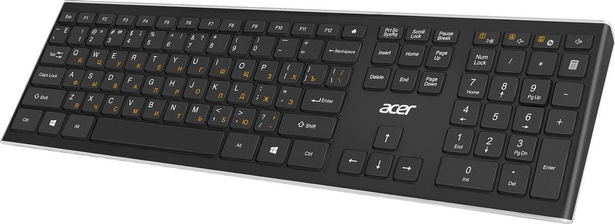 Acer OKR010 [ZL.KBDEE.003] Wireless keyboard USB slim Multimedia black 