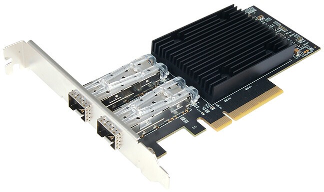 Сетевая карта/ Broadcom PCIe 2-Port 10G SFP+ Network Adapter, N-1080