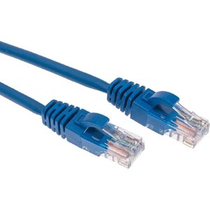 Rexant (02-0104-3) Патч-корд U/UTP, CAT 5e, RJ45-RJ45, 26AWG, LSZH, синий, 3м
