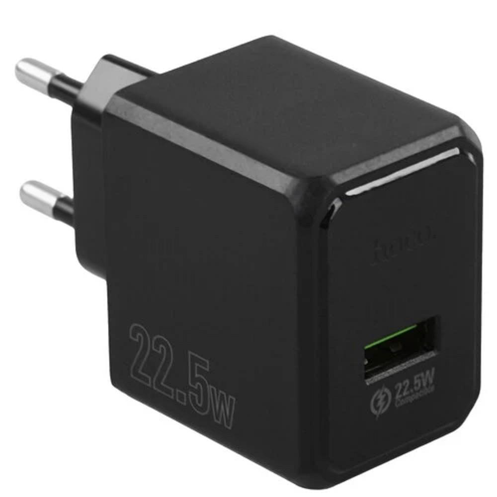 HOCO CS17A/ Сетевое ЗУ/ QC 3.0/ 1 USB/ 22.5W/ Black, HC-38401