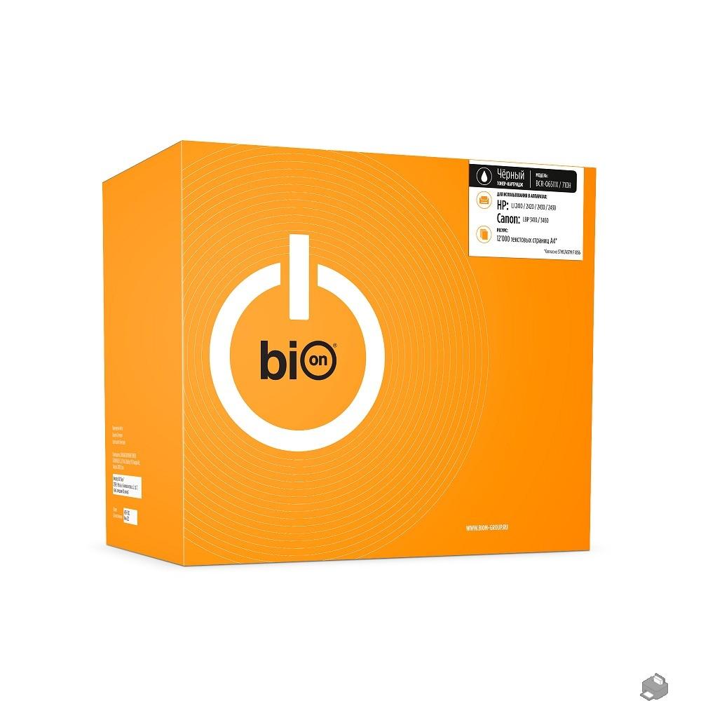 Bion  BCR-Q6511X/710H Картридж для HP LaserJet 2420/2420DN/2420N/2400/2420D/2410/2430; Canon LBP 3460 (12000  стр.), Черный, с чипом