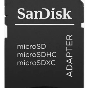 Micro SecureDigital 128GB SanDisk Ultra Class 10, UHS-I, R 140 МБ/с, <SDSQUAB-128G-GN6MN> без адаптера SD