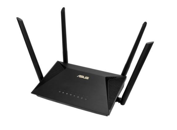ASUS RT-AX53U Беспроводной двухдиапазонный маршрутизатор AX1800 с поддержкой технологии MU-MIMO,  3G/4G и USB-портом, Wi-Fi 6 (ax)