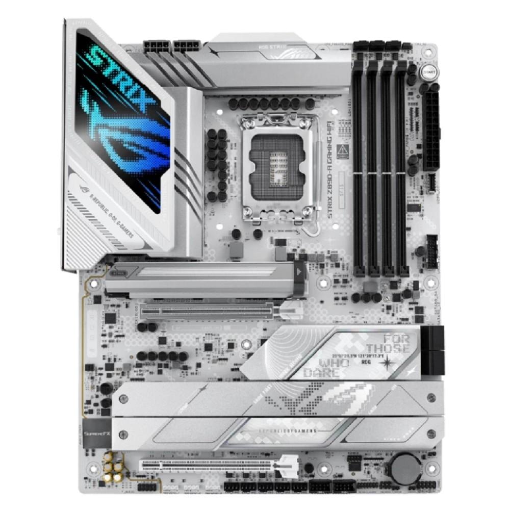 ASUS ROG STRIX Z890-A GAMING WIFI (Socket 1851, ATX, 4xDDR5(192GB), 1xPCIe 5.0x16/1xPCIe 4.0x16, 1xLAN (2.5GbE), Wi-Fi, BT, 4xSATA 6Gb/s, 5xM.2, 2xThunderbolt 4 (USB-C), 1xType-C, 7xUSB 3.2), 90MB1I90-M0EAY0