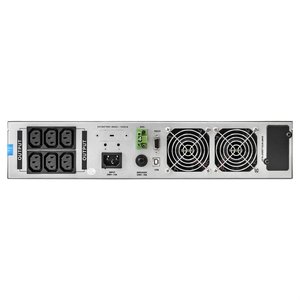 Exegate EP285647RUS ИБП On-line ExeGate PowerExpert ULS-2000.LCD.AVR.C13.USB.RS232.SNMP.2U <2000VA/2000W, On-Line, PF=1, LCD, 6*IEC-C13, RS232, USB, SNMP-slot, Rackmount 2U/Tower, Black>
