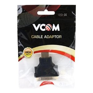 VCOM VAD7819 Переходник DVI-D 25F to HDMI 19M [06937510890064]