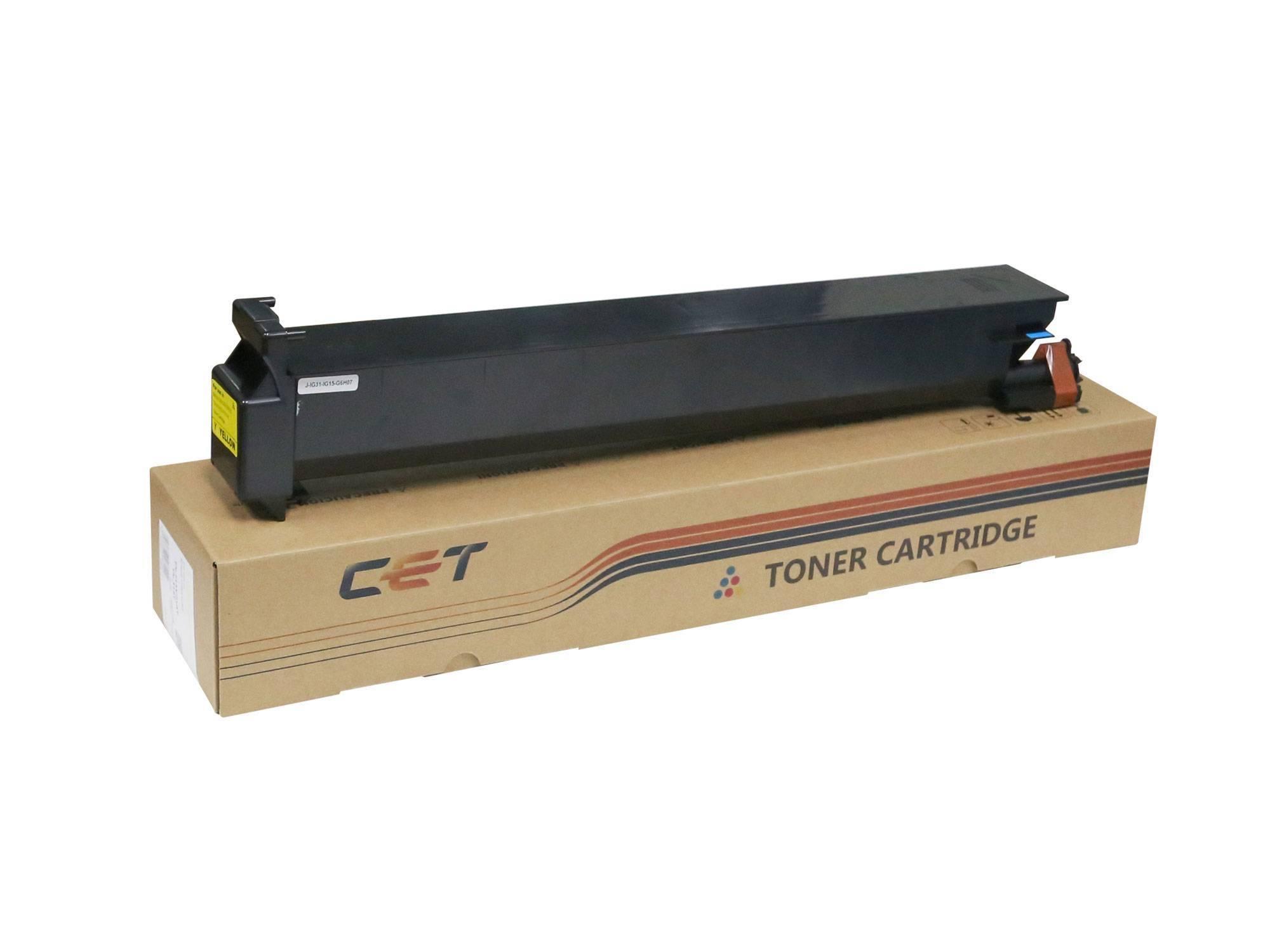 Тонер-картридж для KONICA MINOLTA Bizhub C200/C203/C253/C353 Yellow, 360г, 20000 стр. (TN-213Y/TN-214Y/TN-314Y) CET, CET6802