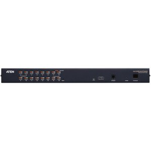 Переключатель KVM,  1 local user PS2+VGA+1 IP user => 16 cpu (PS2/USB/Sun+VGA)/RS232, без шнуров KH1516AI/KH1516AI-AX-G/ Cat 5 High-Density KVM over the NET.