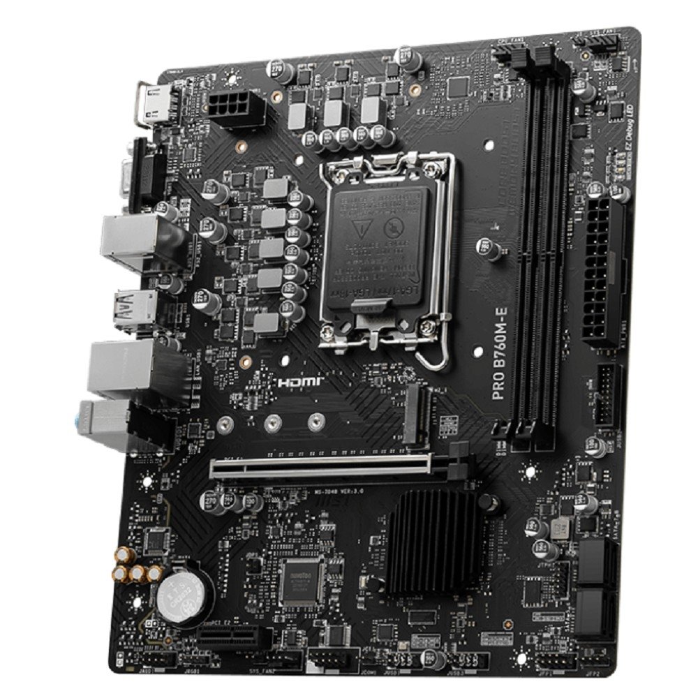 MSI PRO B760M-E {LGA 1700,2xDDR5  Intel B760, mATX} RTL