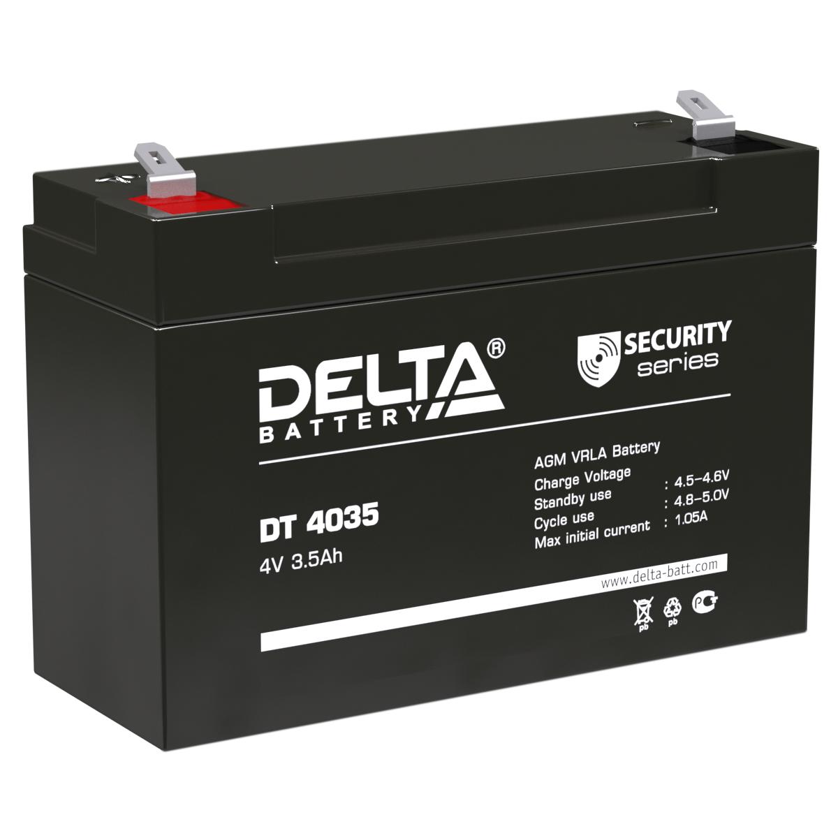 Аккумуляторная батарея DELTA BATTERY DT 4035, 4614010040022