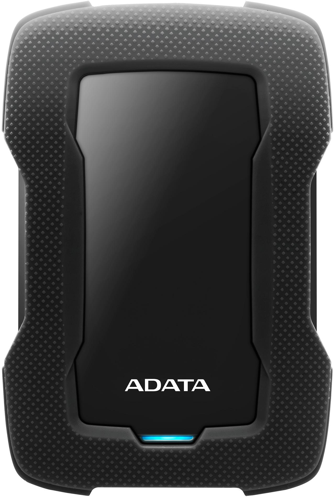 Внешний жесткий диск/ Portable HDD 1TB ADATA HD330 (Black), Silicone, USB 3.2 Gen1, 133x89x16mm, 190g /3 года/, AHD330-1TU31-CBK