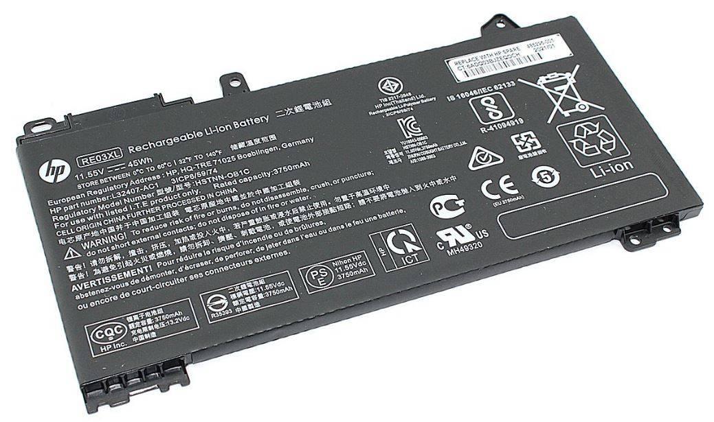 Батарея для HP ProBook 430G6/440G6/445G6/450G6/430G7440G7/450G7 (L32656-005/RE03XL) 40Wh 11.55V, L32656-005-SP