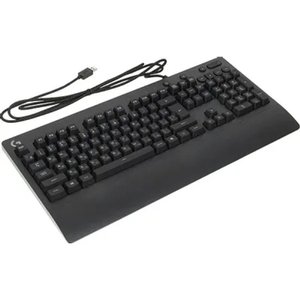 920-008092 Logitech Клавиатура игровая G213 Prodigy, оригинальная заводская гравировка RU/LAT