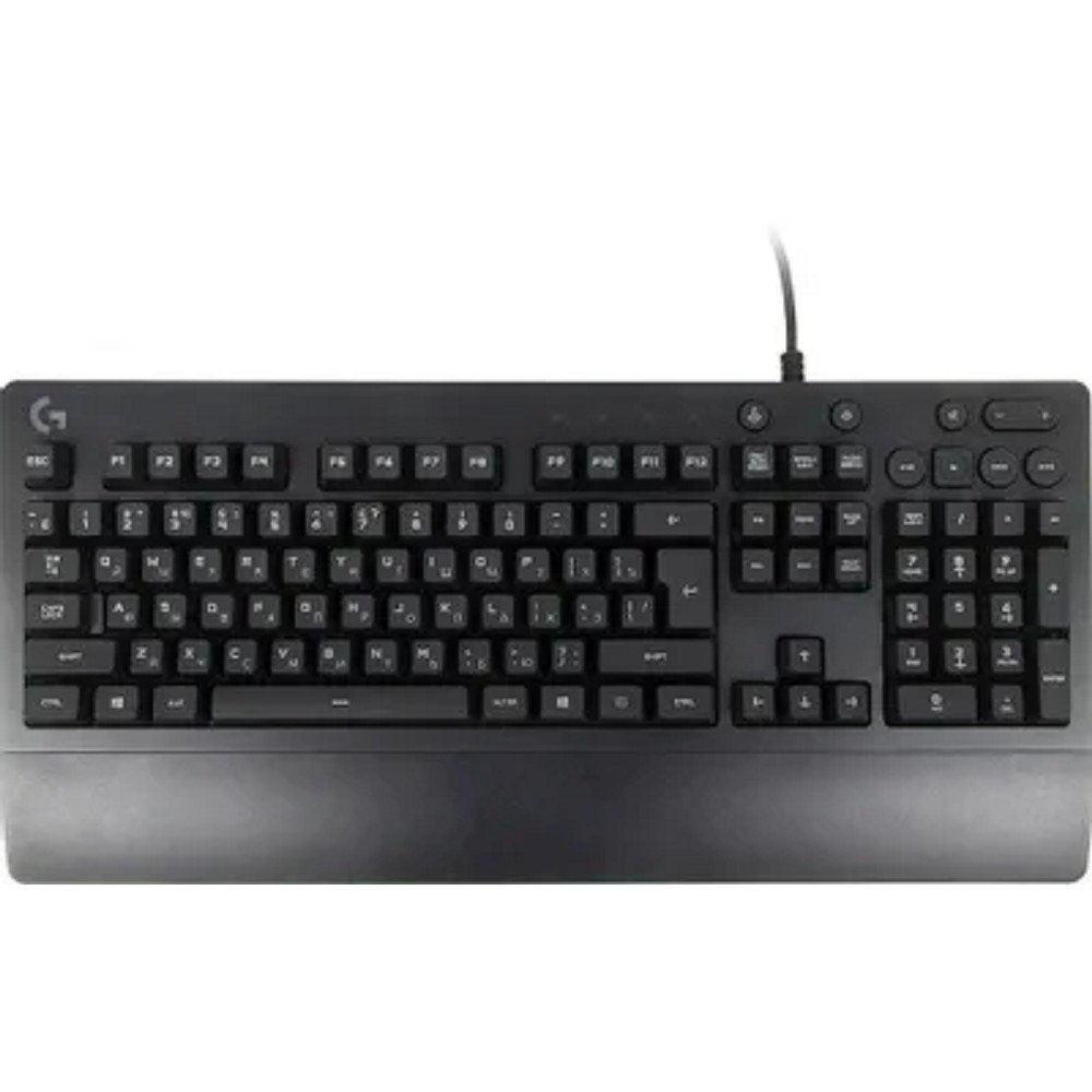 920-008092 Logitech Клавиатура игровая G213 Prodigy, оригинальная заводская гравировка RU/LAT
