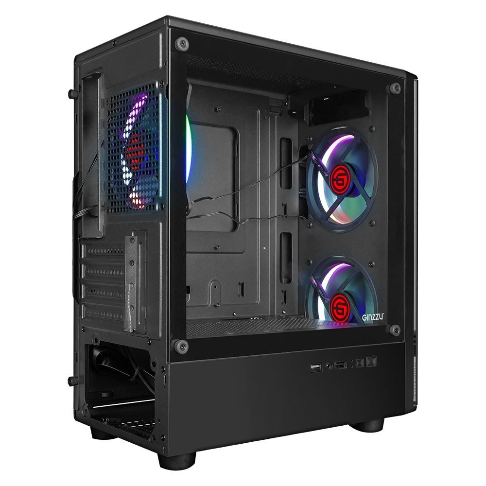 Ginzzu CL406 mATX FAN 3*12 FRGB (12RR4)
