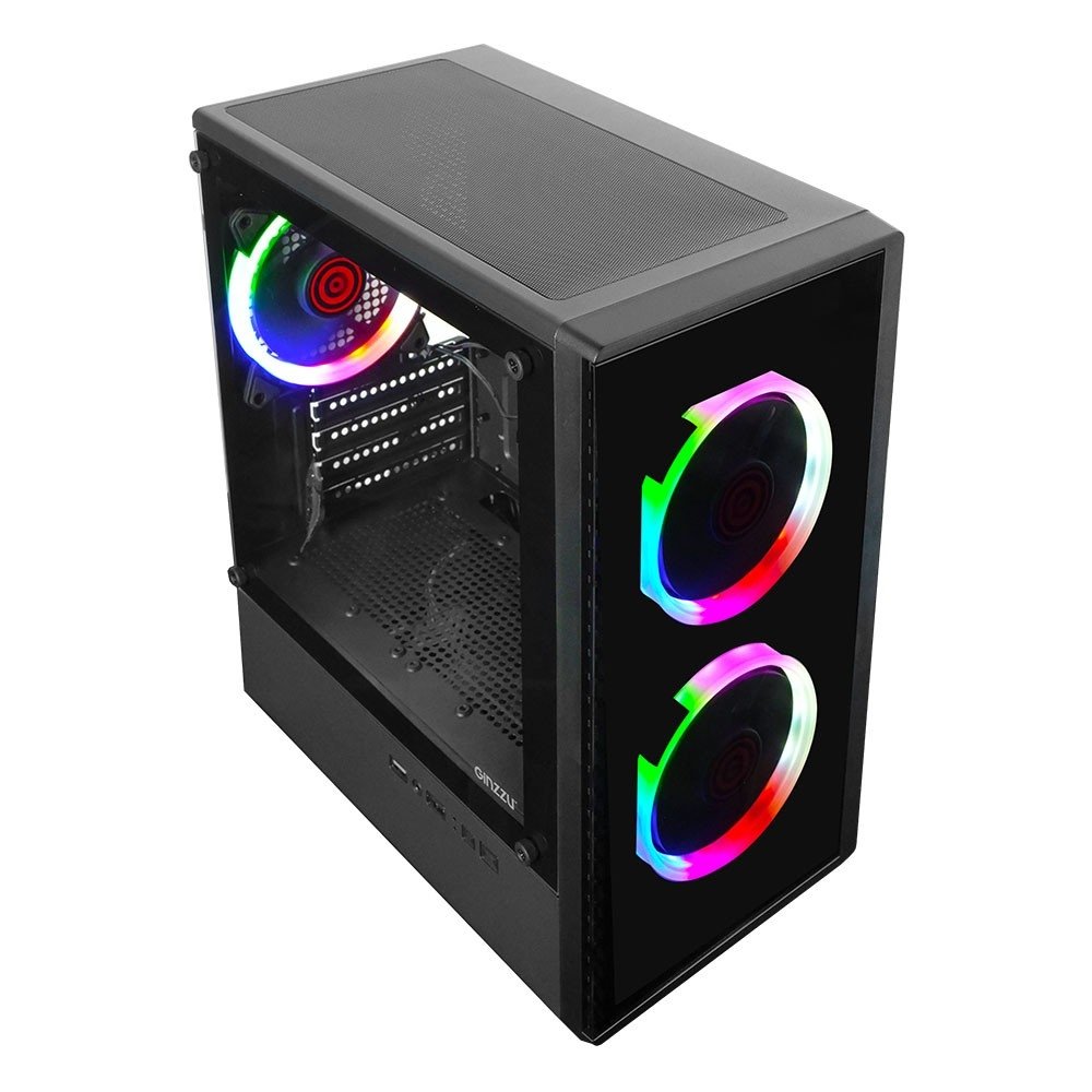 Ginzzu CL406 mATX FAN 3*12 FRGB (12RR4)