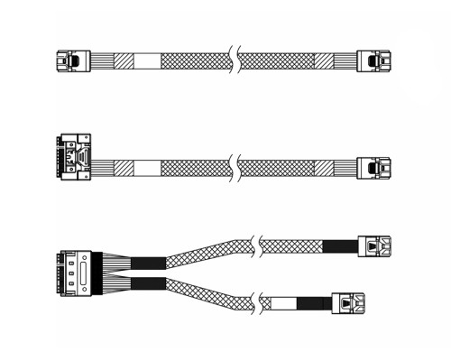 Кабели Lenovo ThinkSystem SR250 V2 X350/X40 RAID Cable Kit, 4X97A81455