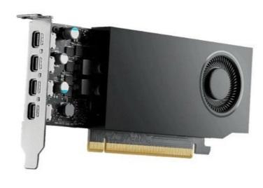 Видеокарта PCIE RTX A1000 8GB GDDR6 BULK Pack 900-5G172-2280-000 NVIDIA