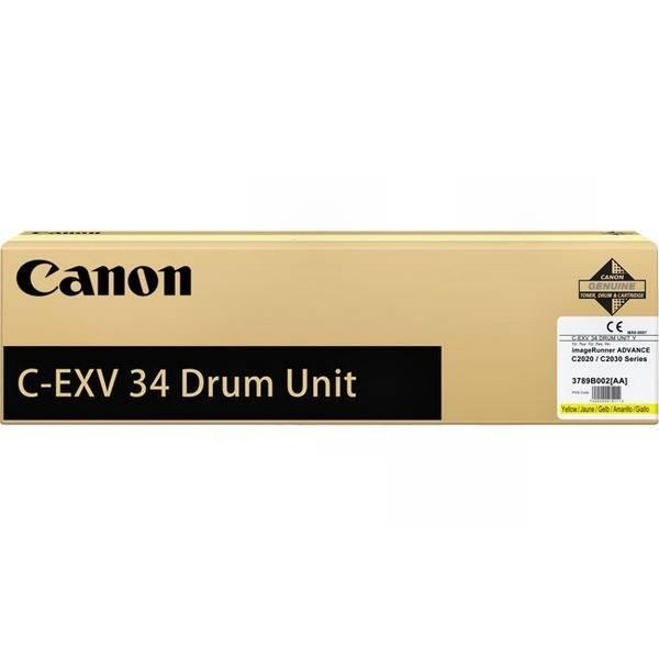Барабан CANON С-EXV34 Y желтый, 36 000 страниц, 3789B003