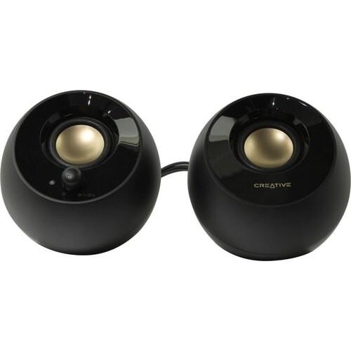 Creative PEBBLE MF1680 2.0 черный 4.4Вт, 51MF1680AA000