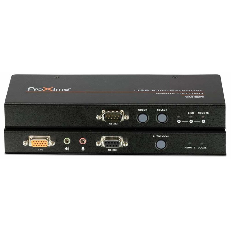 Удлинитель консоли (клав./мышь USB+мон.+аудио+RS232) на 200м/ USB KVM EXTENDER W/1.8M W/230V ADP, CE770
