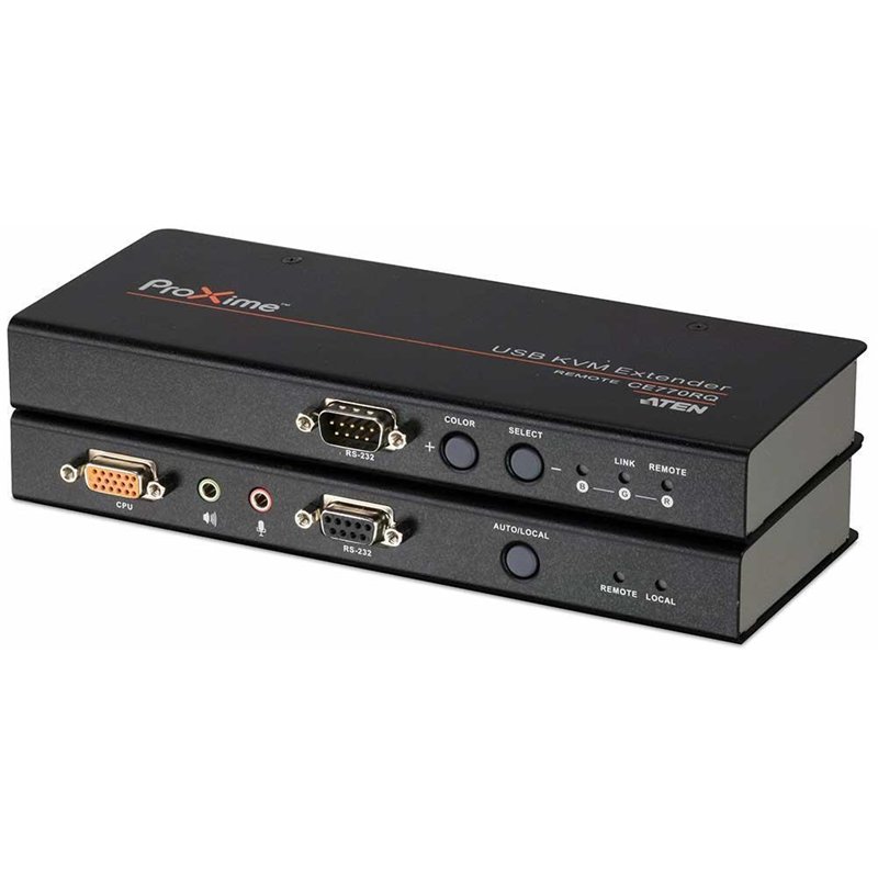 Удлинитель консоли (клав./мышь USB+мон.+аудио+RS232) на 200м/ USB KVM EXTENDER W/1.8M W/230V ADP, CE770