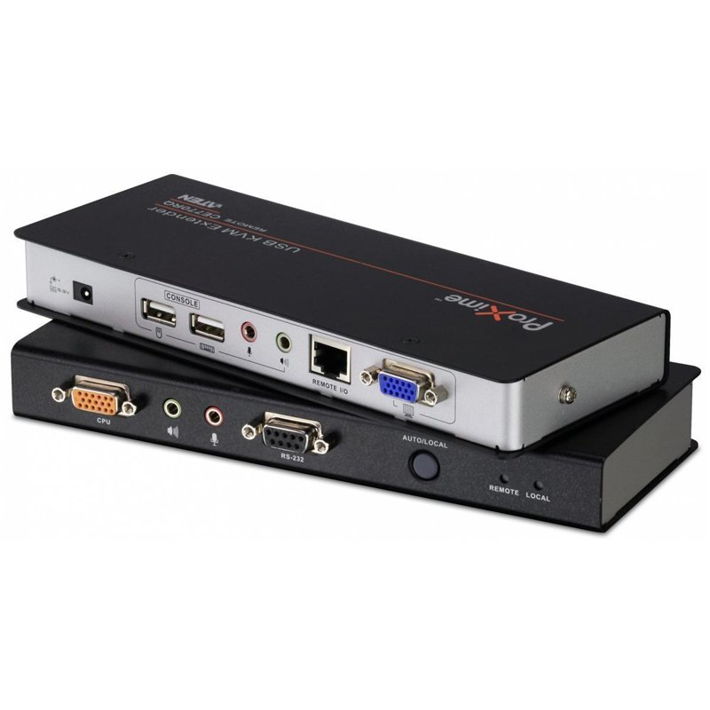 Удлинитель консоли (клав./мышь USB+мон.+аудио+RS232) на 200м/ USB KVM EXTENDER W/1.8M W/230V ADP, CE770